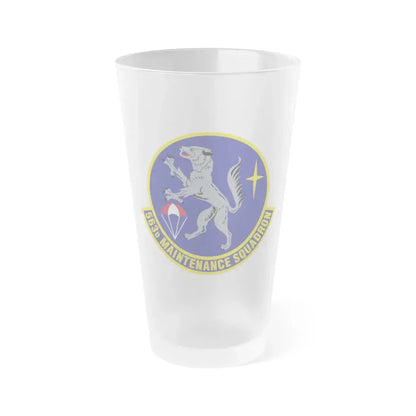 563d Maintenance Squadron (U.S. Air Force) Frosted Pint Glass 16oz Default Title - Go Mug Yourself