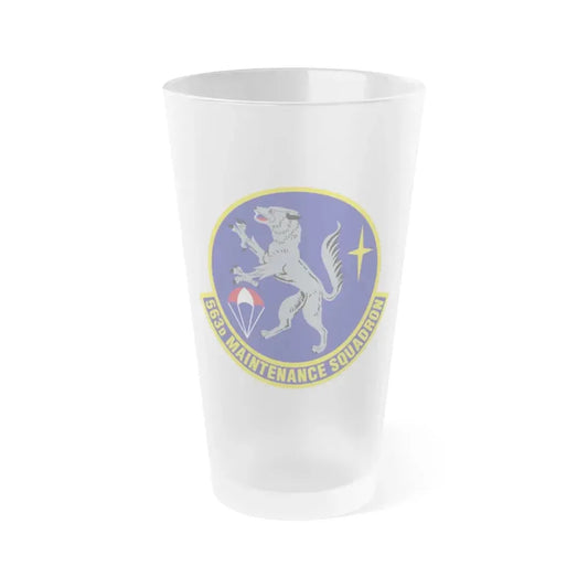 563d Maintenance Squadron (U.S. Air Force) Frosted Pint Glass 16oz Default Title - Go Mug Yourself