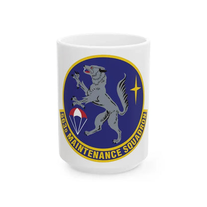 563d Maintenance Squadron (U.S. Air Force) White Coffee Mug 15oz - Go Mug Yourself