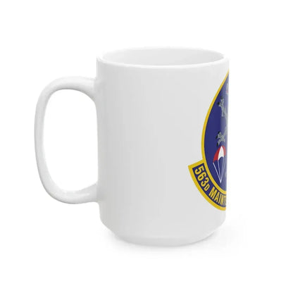 563d Maintenance Squadron (U.S. Air Force) White Coffee Mug - Go Mug Yourself