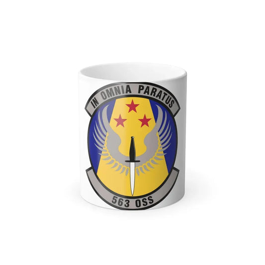 563d Operations Support Squadron (U.S. Air Force) Color Changing Coffee Mug 11oz - Go Mug Yourself