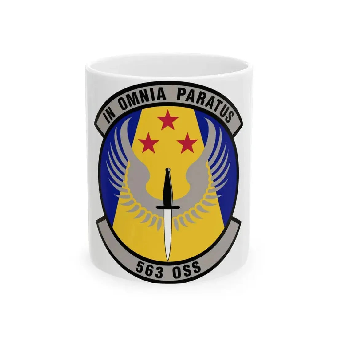 563d Operations Support Squadron (U.S. Air Force) White Coffee Mug 11oz - Go Mug Yourself