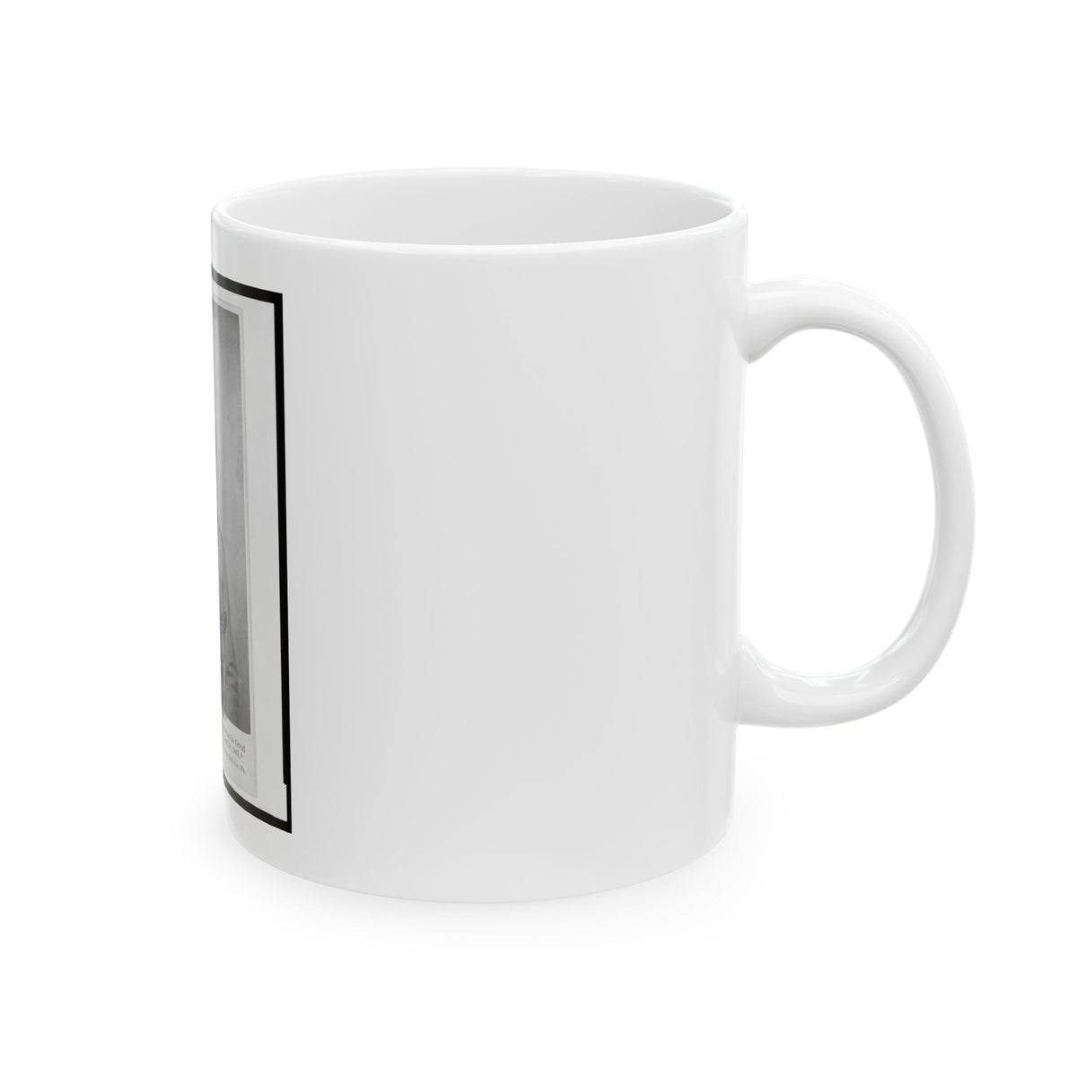 Nick Biddle,  Of Pottsville, Pa., The First Man Wounded In The Great American Rebellion,  Baltimore, April 18, 1861 (U.S. Civil War) White Coffee Mug