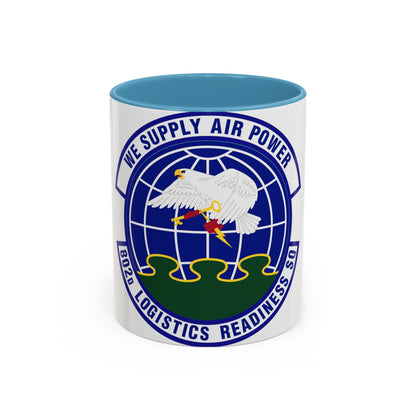 802d Logistics Readiness Squadron (U.S. Air Force) Accent Coffee Mug