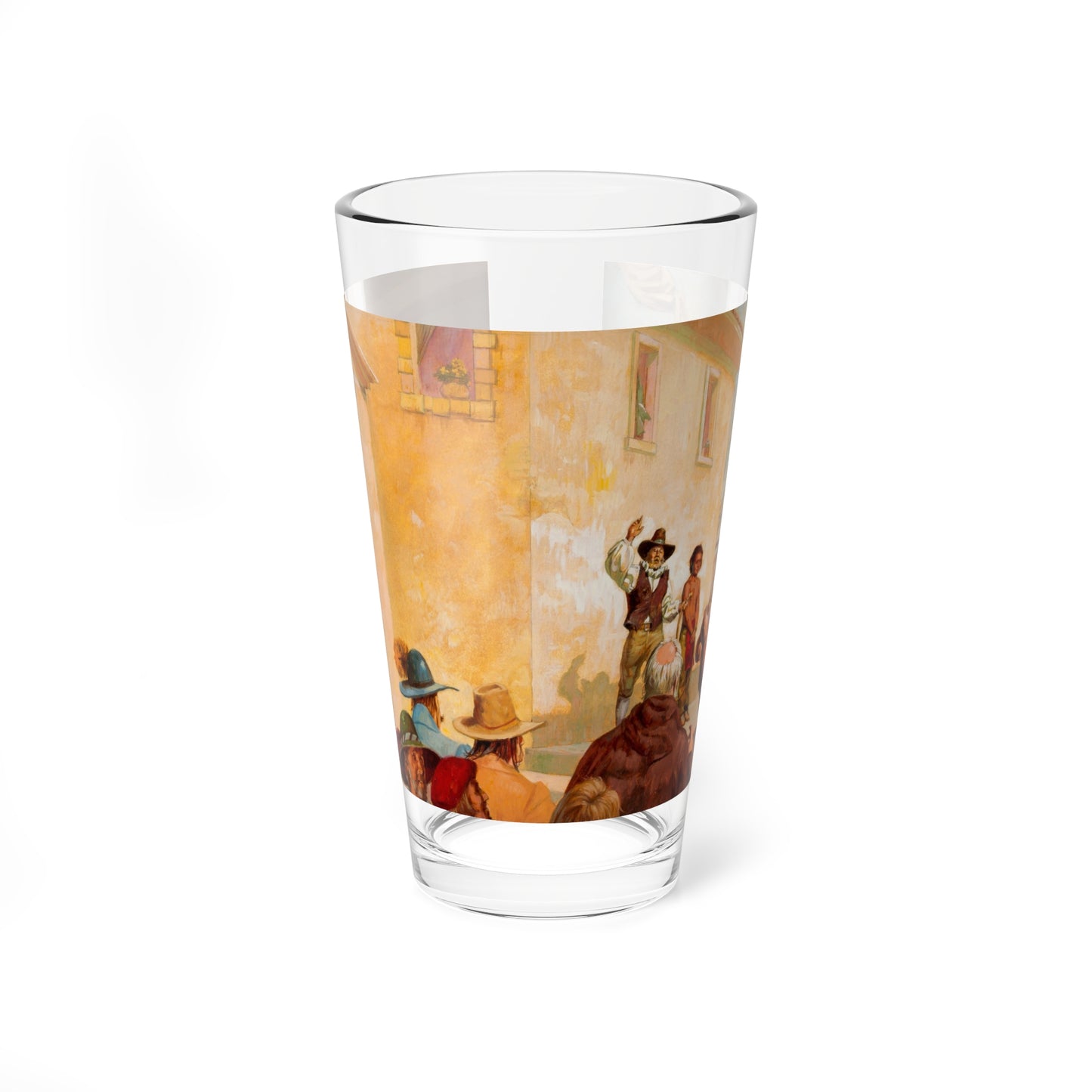 Squanto and the Miracle of Thanksgiving, interior illustrations (5), 2012 (Magazine Illustration) Pint Glass 16oz