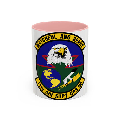 11 Air Support Operations Squadron ACC (U.S. Air Force) Accent Coffee Mug