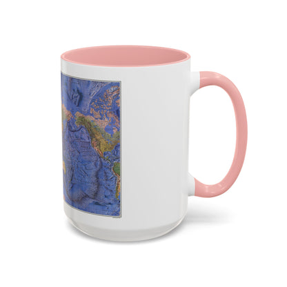 World Ocean Floor (1981) (Map) Accent Coffee Mug