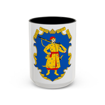 Coat of arms of the Zaporozhian Host - Accent Coffee Mug