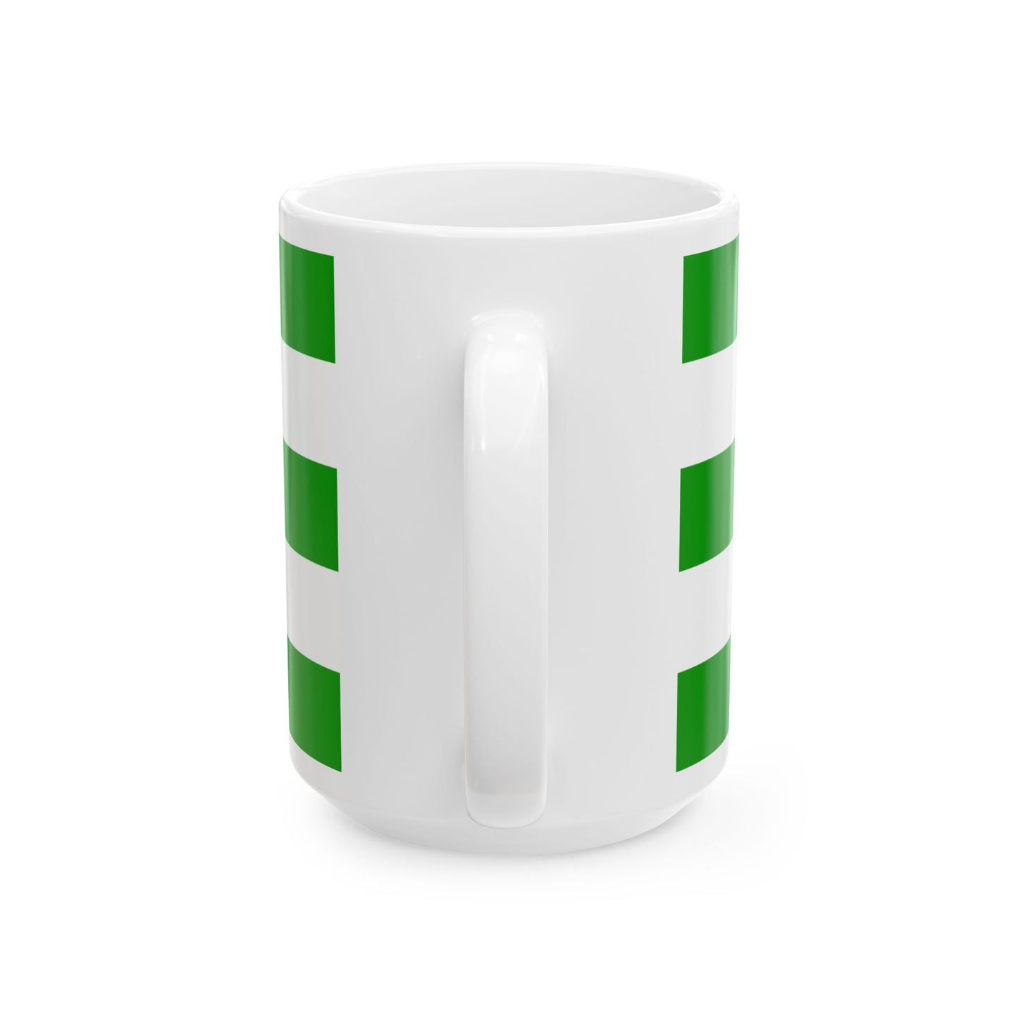 Flag of Zagreb County Croatia - White Coffee Mug