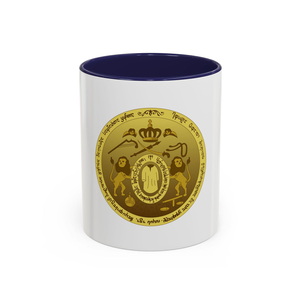 Coat of arms of Kingdom of Kartli-Kakheti - Accent Coffee Mug