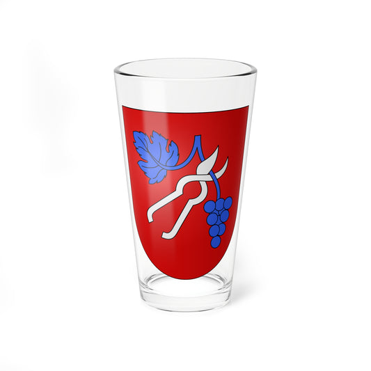 Tenero-Contra-coat of arms (Switzerland) (Coat of Arms) Pint Glass 16oz