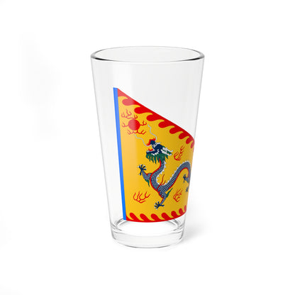 Junk Boat Flag (China) Pint Glass 16oz