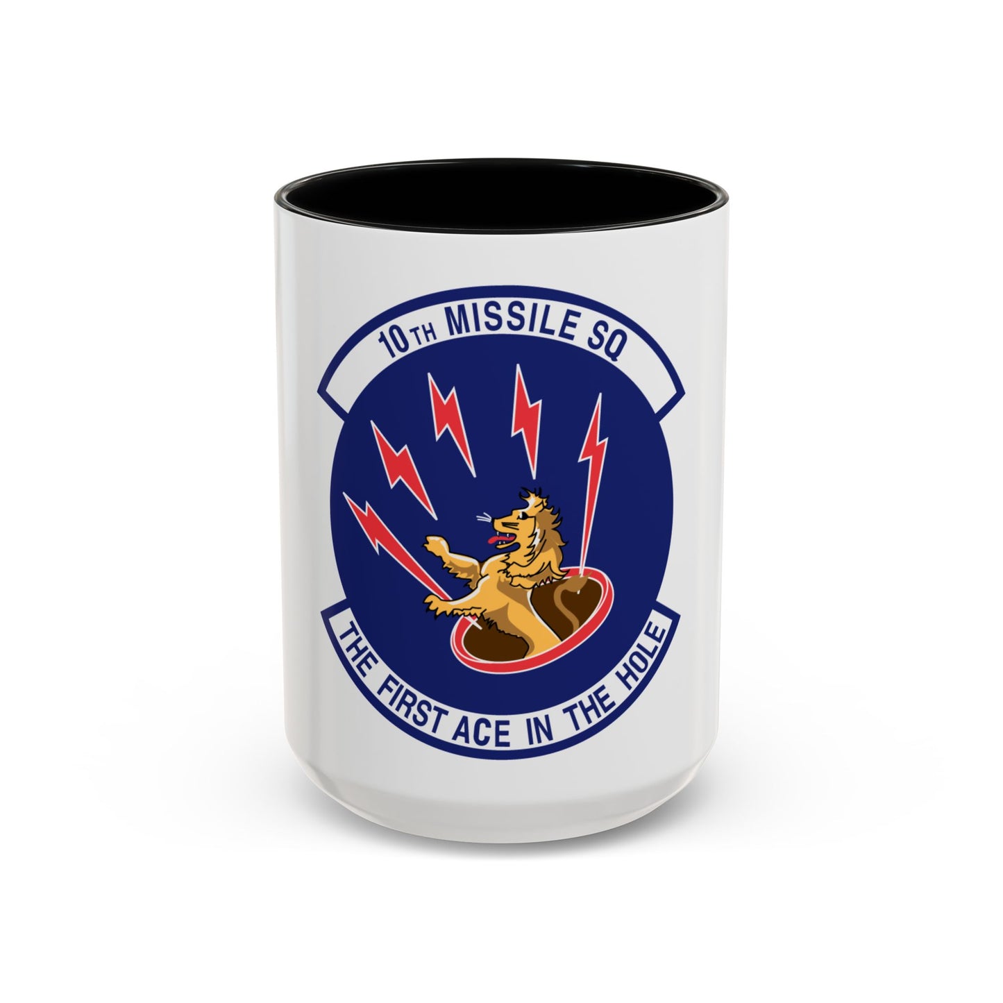 10th Missile SQ The First In The Hole (U.S. Air Force) Accent Coffee Mug