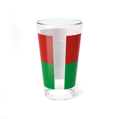 Flag of Bogad (Hungary) Pint Glass 16oz