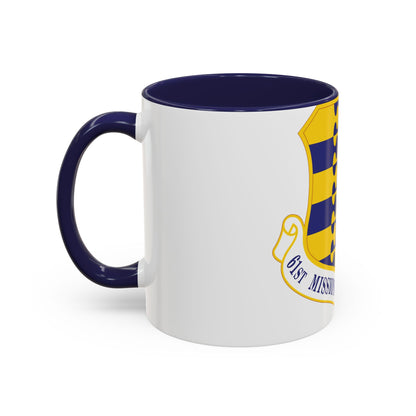 61st Mission Support Group (U.S. Air Force) Accent Coffee Mug