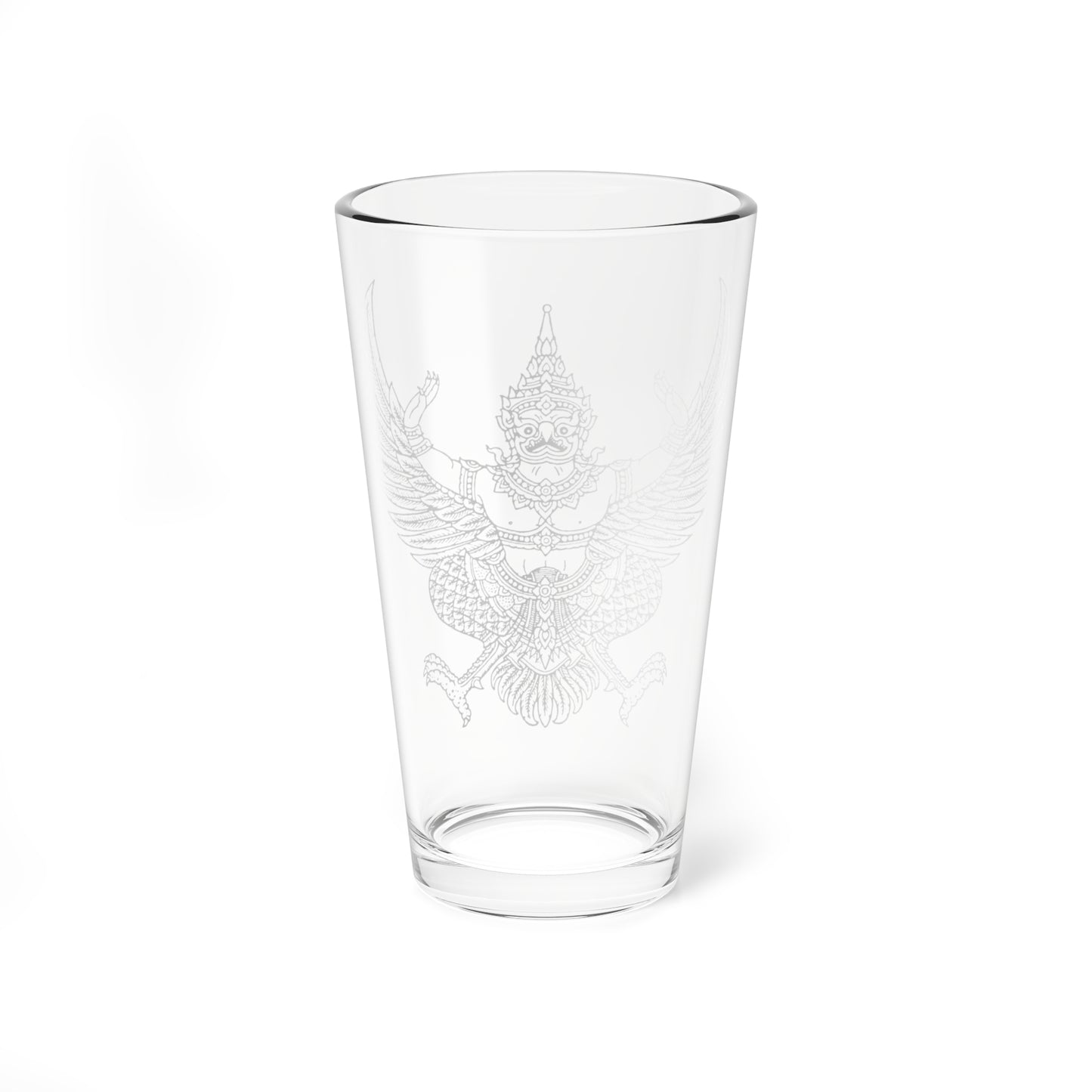 Thai government Garuda emblem Version 1 (Thailand) (Coat of Arms) Pint Glass 16oz