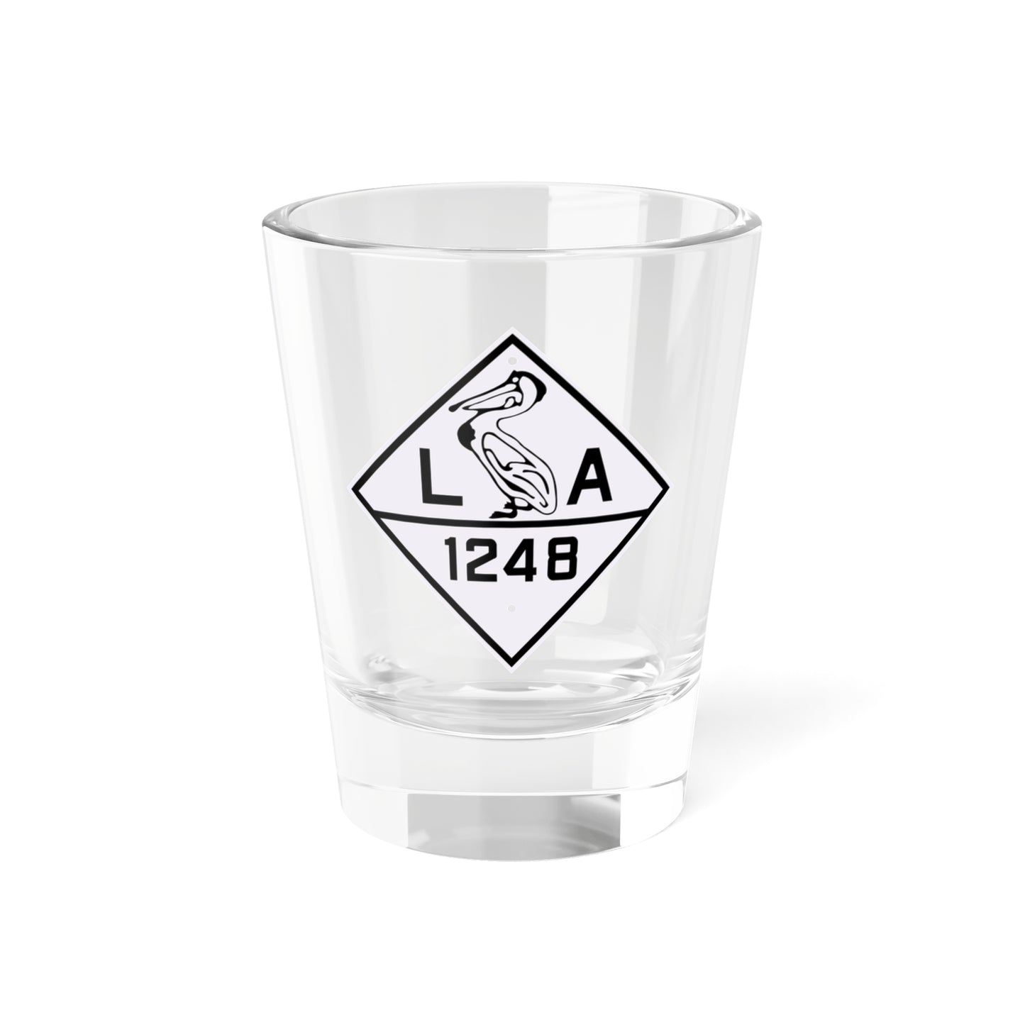 Louisiana 1248 1924 (Louisiana) (Road Sign) Shot Glass 1.5oz