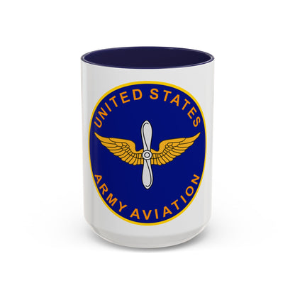 United States Aviation Branch (U.S. Army) Accent Coffee Mug