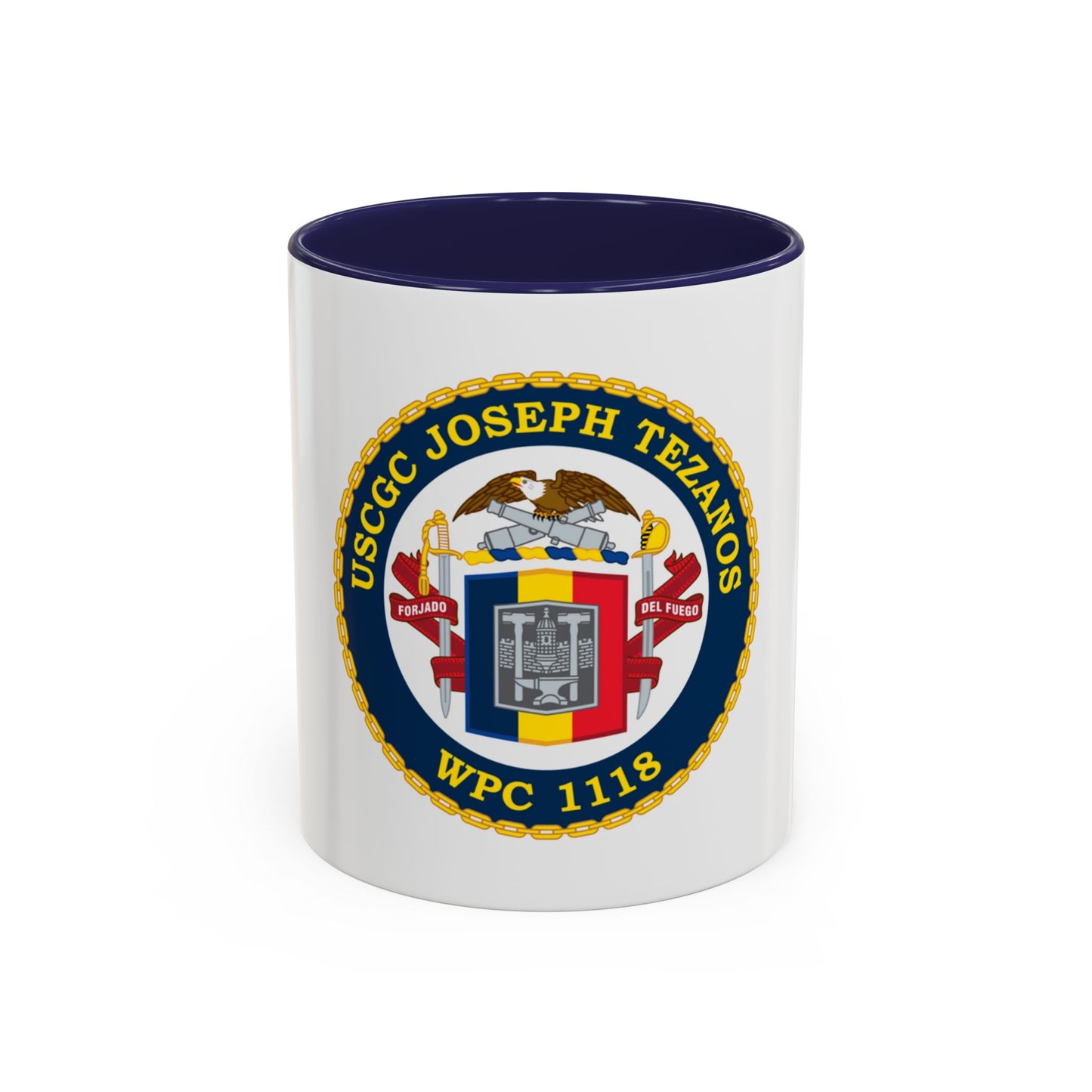 USCG Joseph Tezanos WPC 1118 (U.S. Coast Guard) Accent Coffee Mug