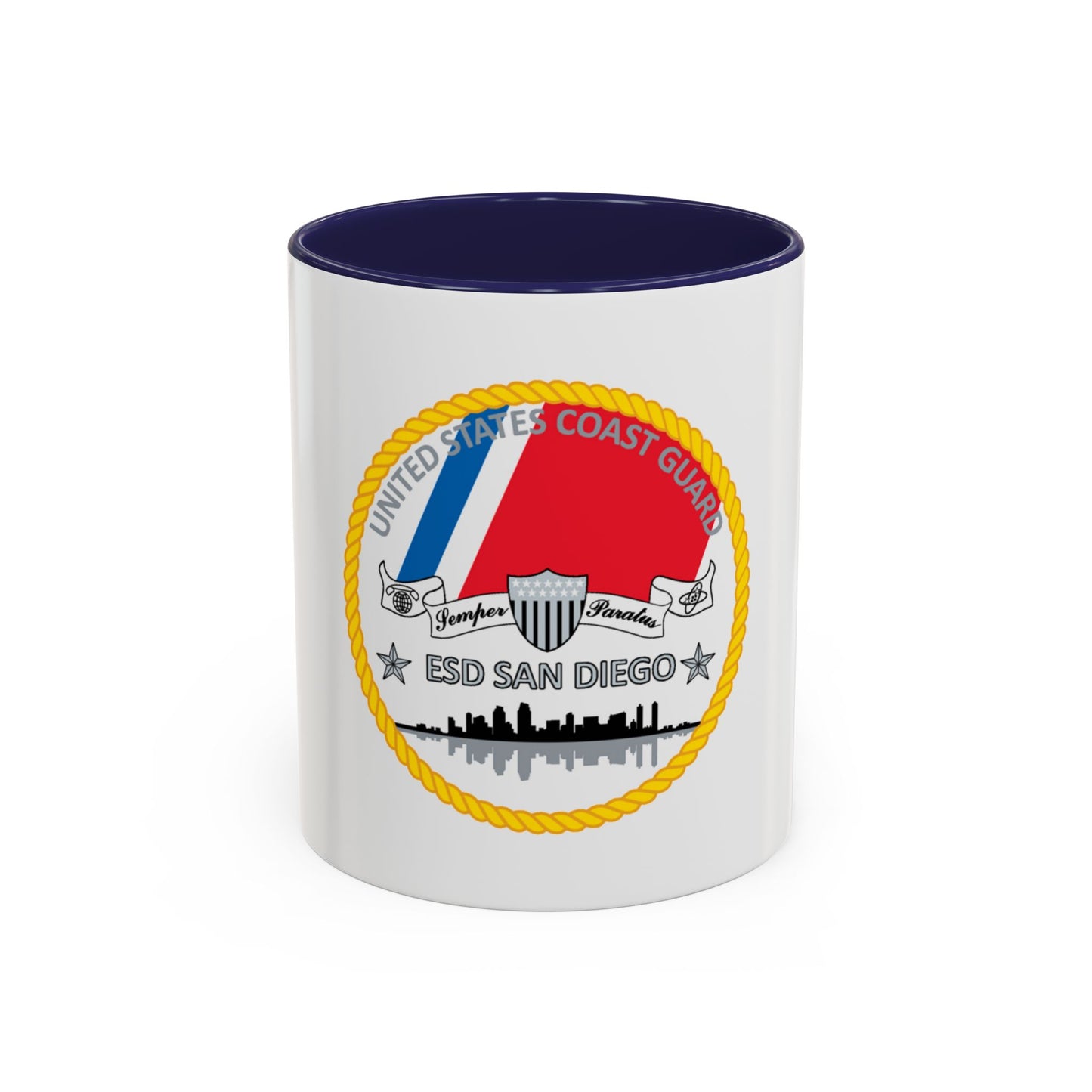 USCG ESD San Diego (U.S. Coast Guard) Accent Coffee Mug