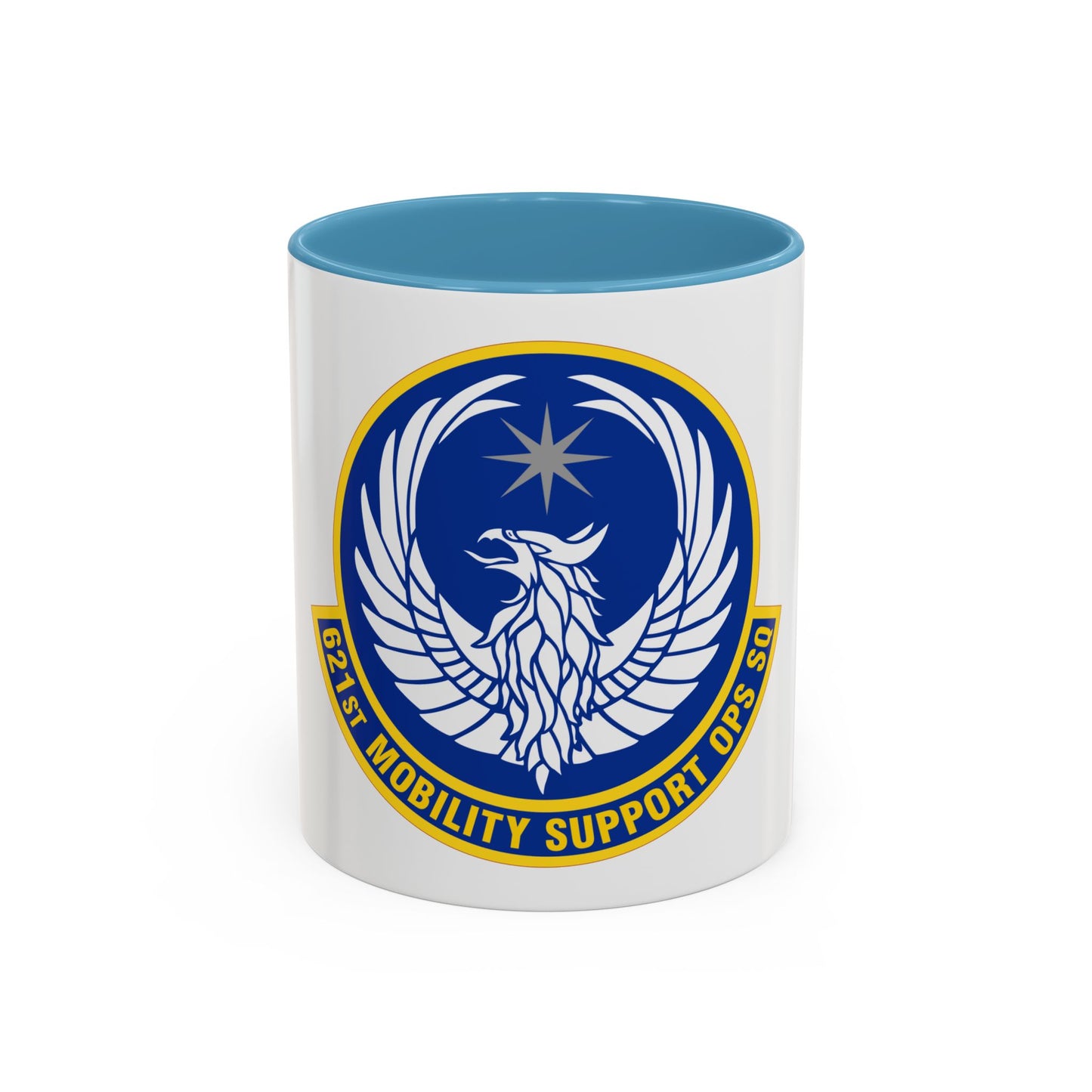621 Mobility Support Operations Squadron AMC (U.S. Air Force) Accent Coffee Mug