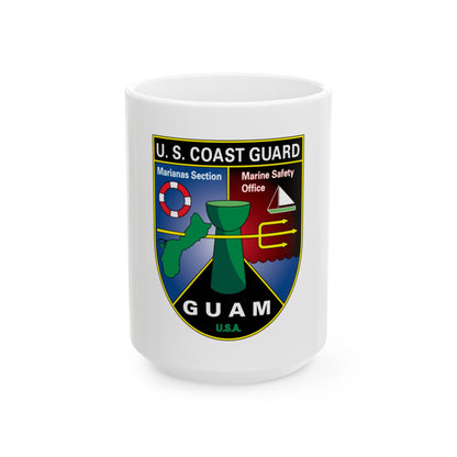 USCG Marianas Sect MSO Guam (U.S. Coast Guard) White Coffee Mug