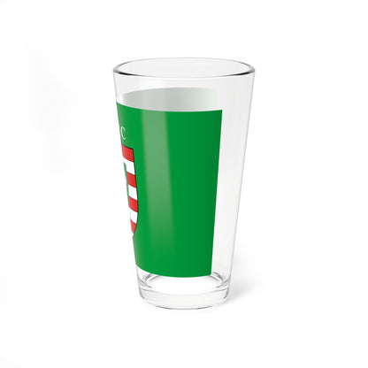 Flag of Zirc (Hungary) Pint Glass 16oz