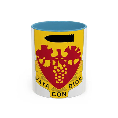 564th Field Artillery Battalion (U.S. Army) Accent Coffee Mug 11oz Light Blue - Go Mug Yourself