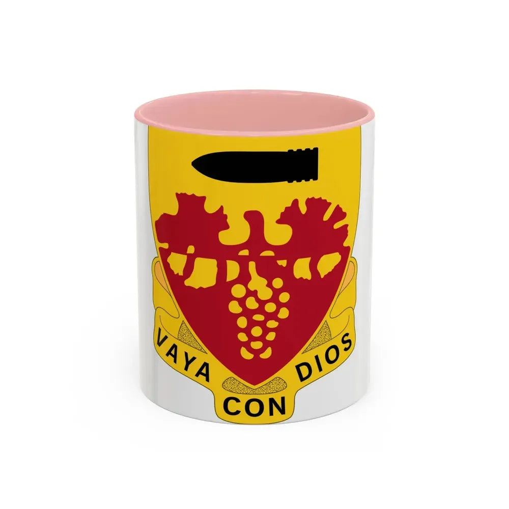 564th Field Artillery Battalion (U.S. Army) Accent Coffee Mug 11oz Pink - Go Mug Yourself