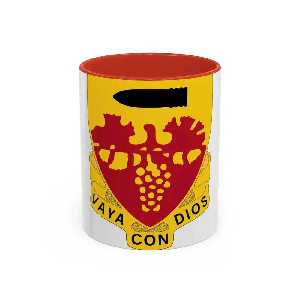 564th Field Artillery Battalion (U.S. Army) Accent Coffee Mug 11oz Red - Go Mug Yourself
