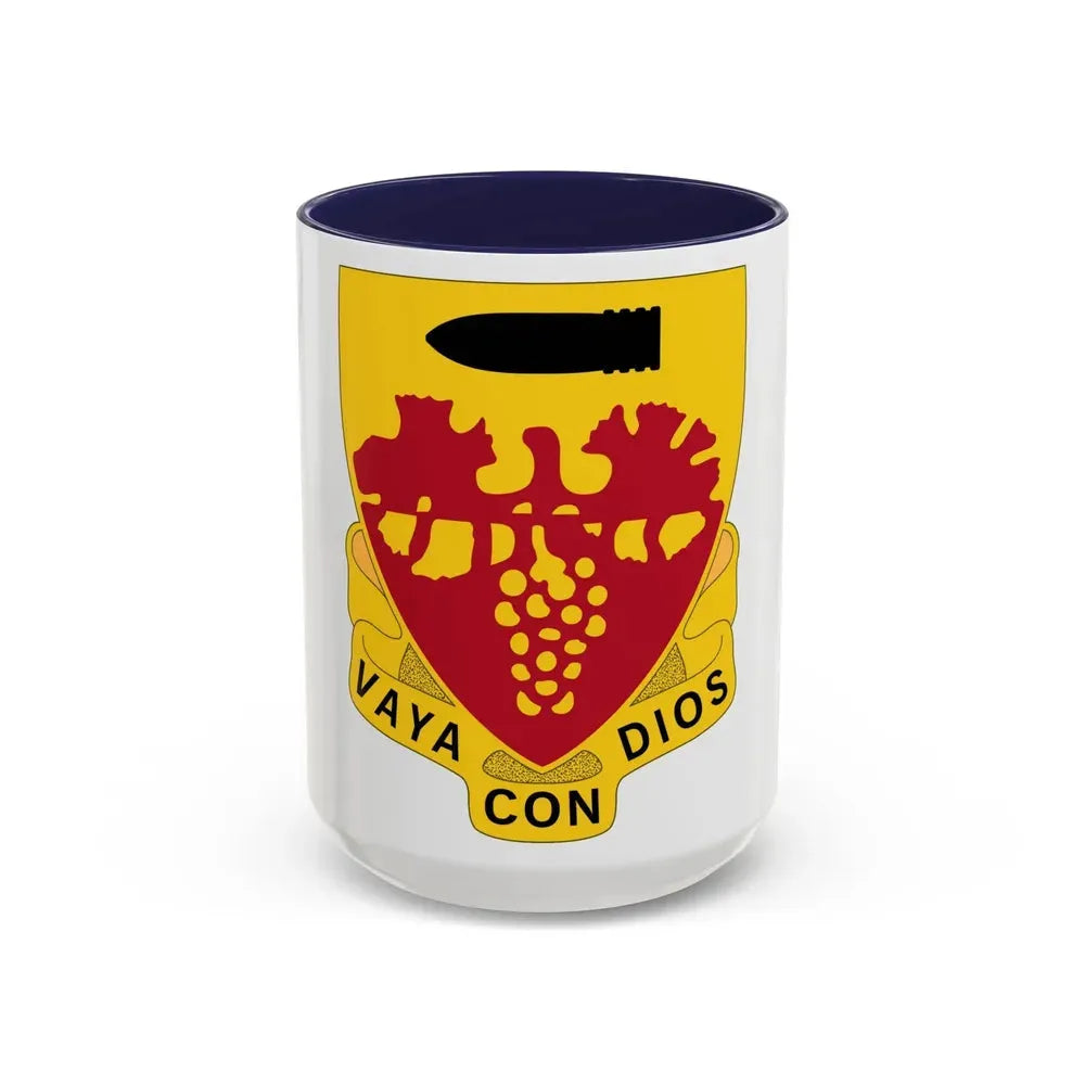564th Field Artillery Battalion (U.S. Army) Accent Coffee Mug 15oz Navy - Go Mug Yourself