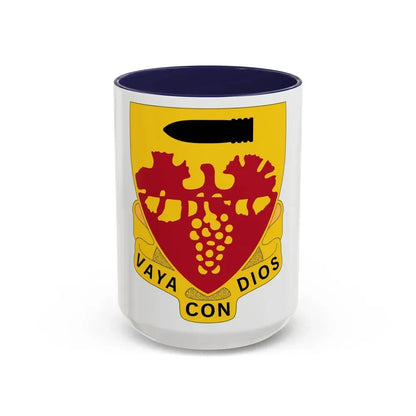 564th Field Artillery Battalion (U.S. Army) Accent Coffee Mug 15oz Navy - Go Mug Yourself