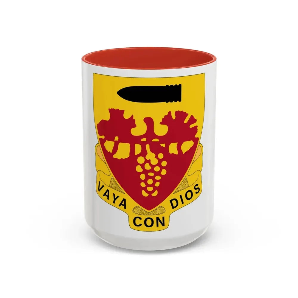 564th Field Artillery Battalion (U.S. Army) Accent Coffee Mug 15oz Red - Go Mug Yourself