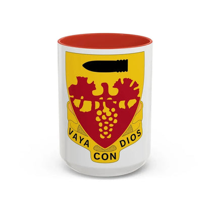 564th Field Artillery Battalion (U.S. Army) Accent Coffee Mug 15oz Red - Go Mug Yourself