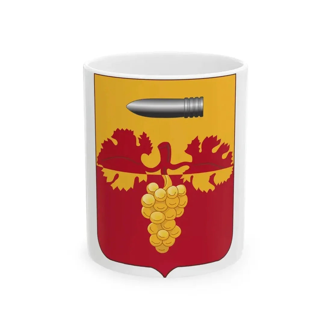 564th Field Artillery Battalion v2 (U.S. Army) White Coffee Mug 11oz - Go Mug Yourself