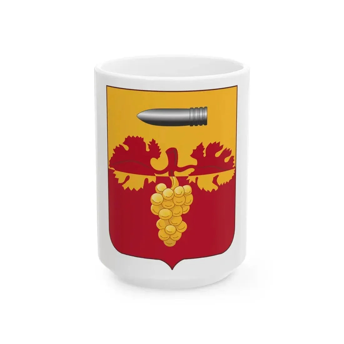 564th Field Artillery Battalion v2 (U.S. Army) White Coffee Mug 15oz - Go Mug Yourself