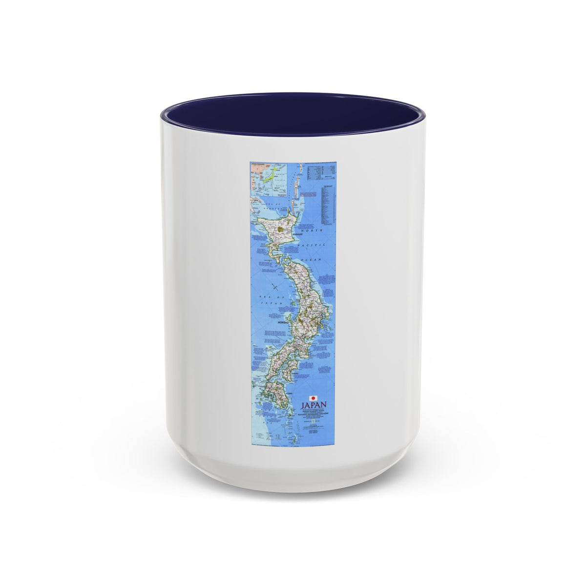 Japan (1984) (Map) Accent Coffee Mug