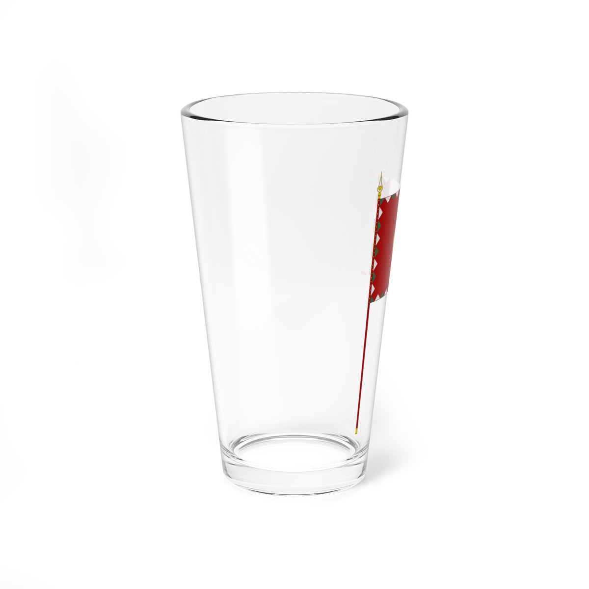 Infantry Colour of the Hungarian Peoples Army 1957-1976 with staff (Hungary) Pint Glass 16oz