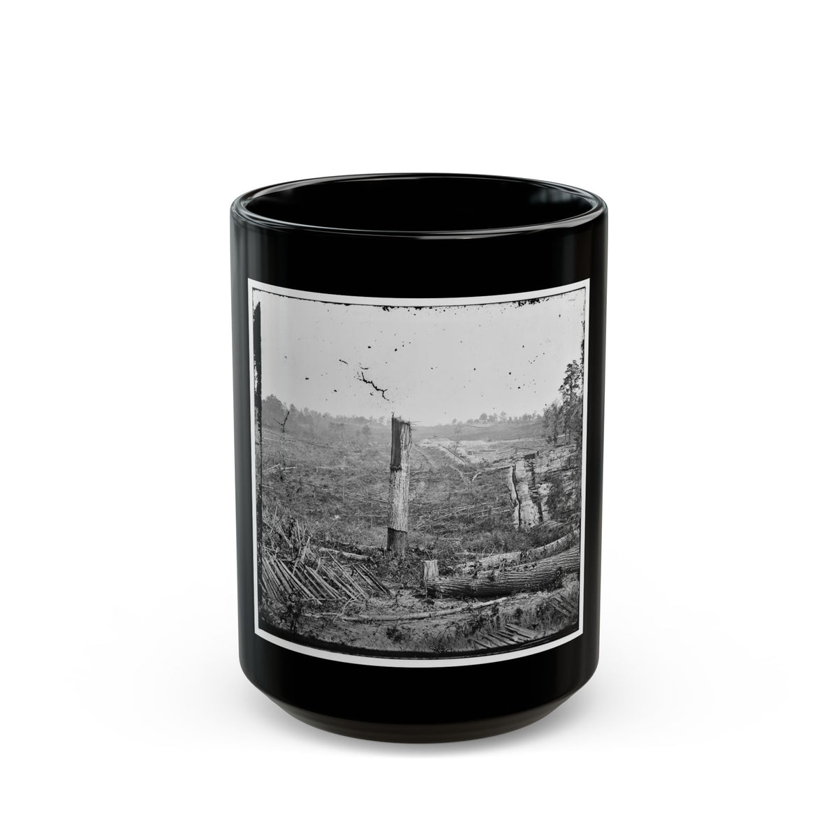 Atlanta, Georgia (Vicinity). Fortifications (U.S. Civil War) Black Coffee Mug