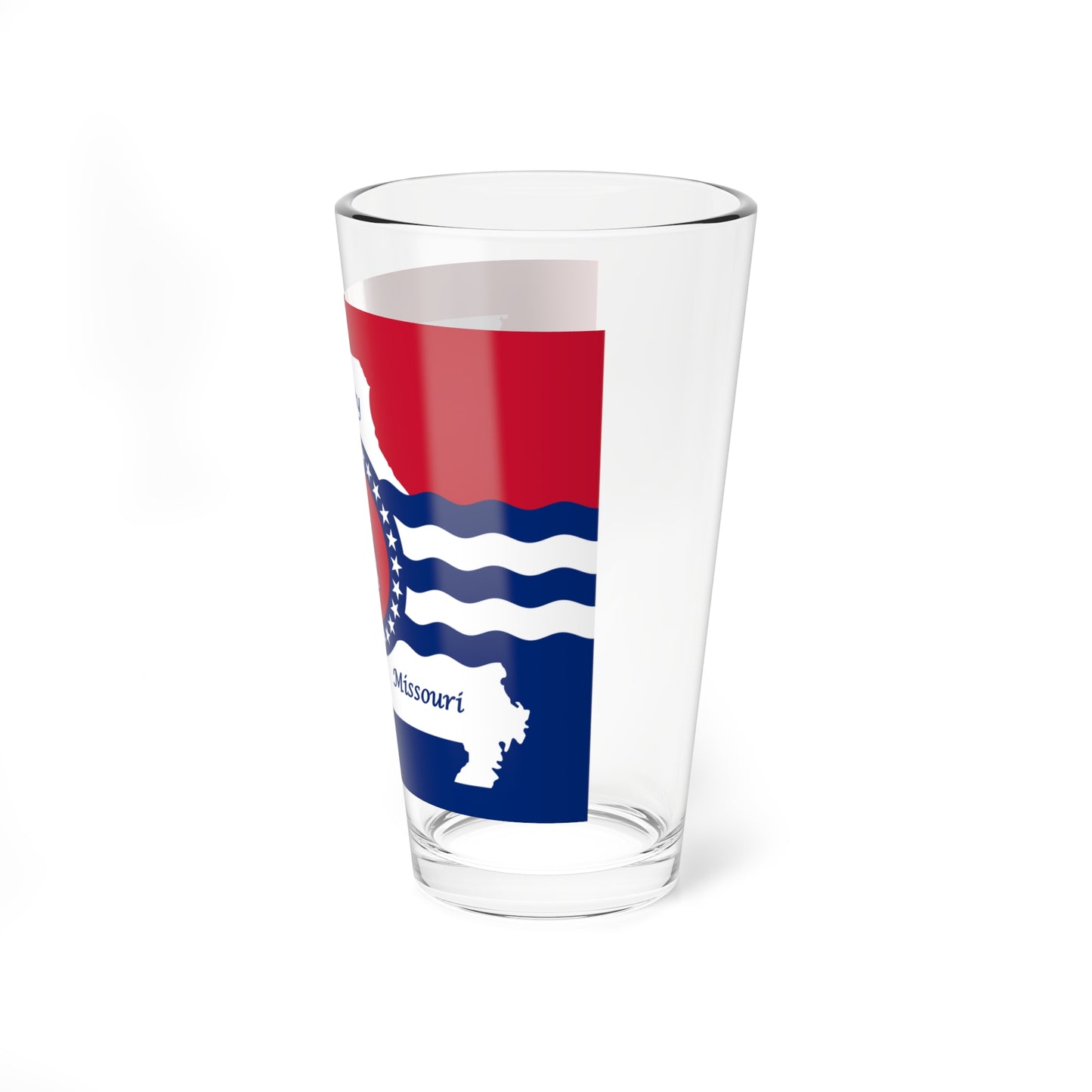 Flag of Jefferson City Missouri (United States) Pint Glass 16oz