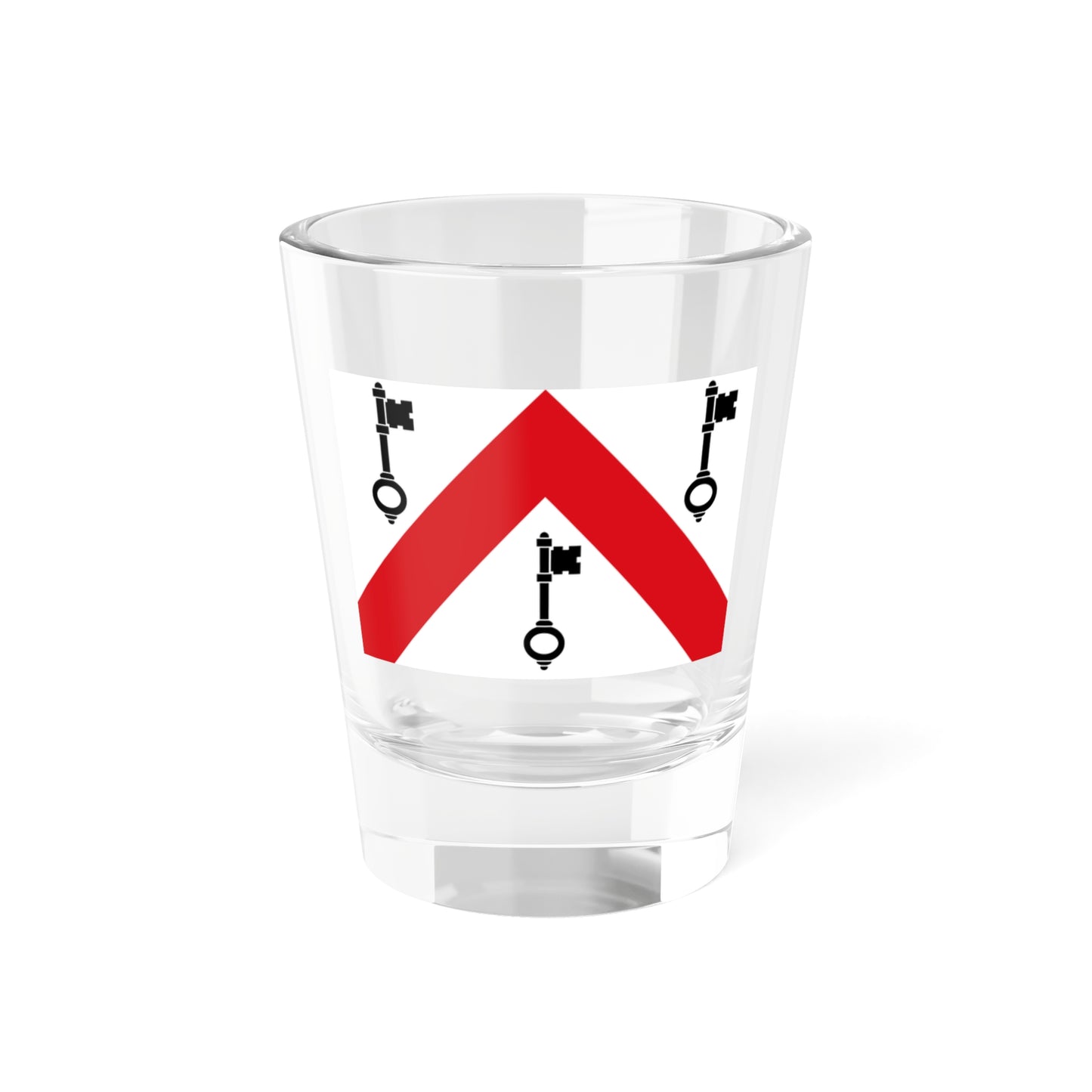 Tielt vlag (Belgium) Shot Glass 1.5oz