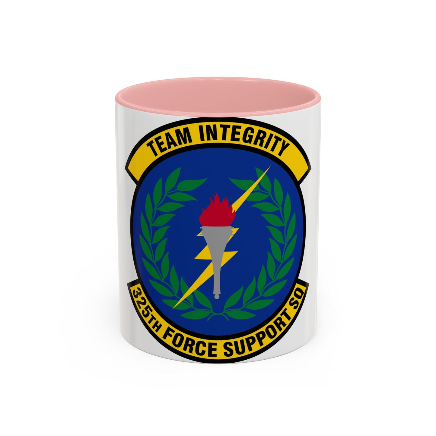 325 Force Support Squadron AETC (U.S. Air Force) Accent Coffee Mug