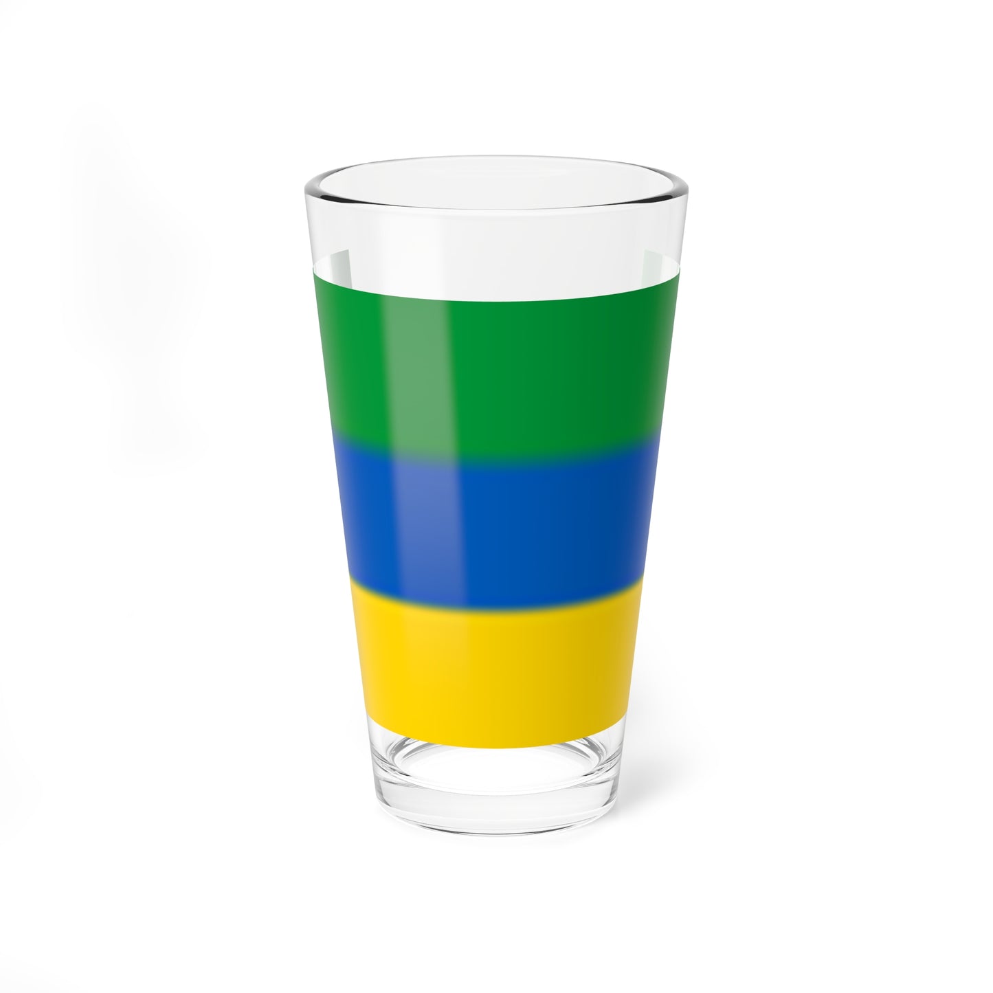 Flag of Nyzhnie Luhansk Oblast (Ukraine) Pint Glass 16oz