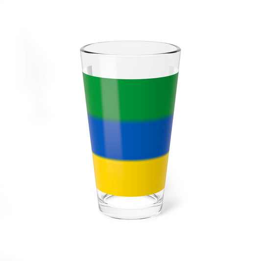 Flag of Nyzhnie Luhansk Oblast (Ukraine) Pint Glass 16oz