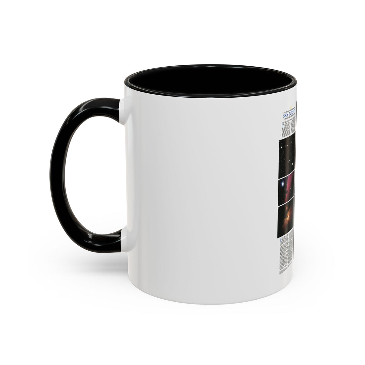 Heavens, The - Palomar Sky Survey (1983) (Map) Accent Coffee Mug