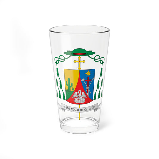 Escudo de Geraldo Freire Soares (Spain) (Coat of Arms) Pint Glass 16oz