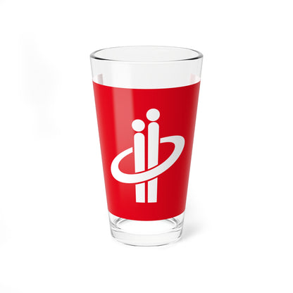 Flag of Chuo Fukuoka (Japan) Pint Glass 16oz