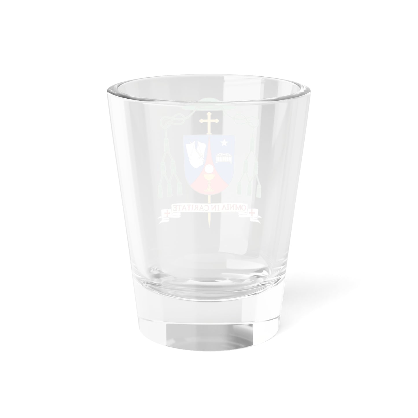 Escudo del obispo Leonardo Lemos (Spain) (Coat of Arms) Shot Glass 1.5oz