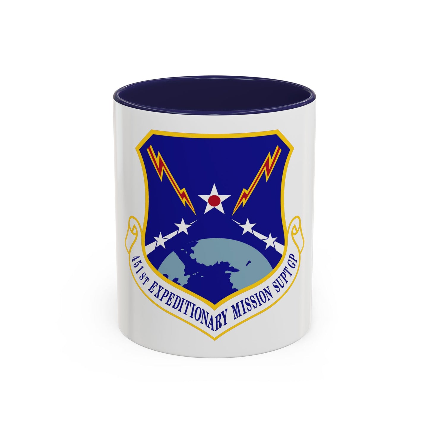 451st Expeditionary Mission Support Group (U.S. Air Force) Accent Coffee Mug