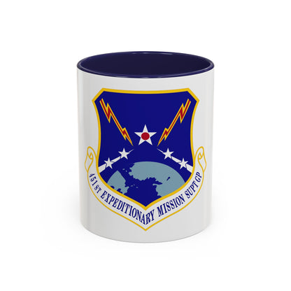 451st Expeditionary Mission Support Group (U.S. Air Force) Accent Coffee Mug